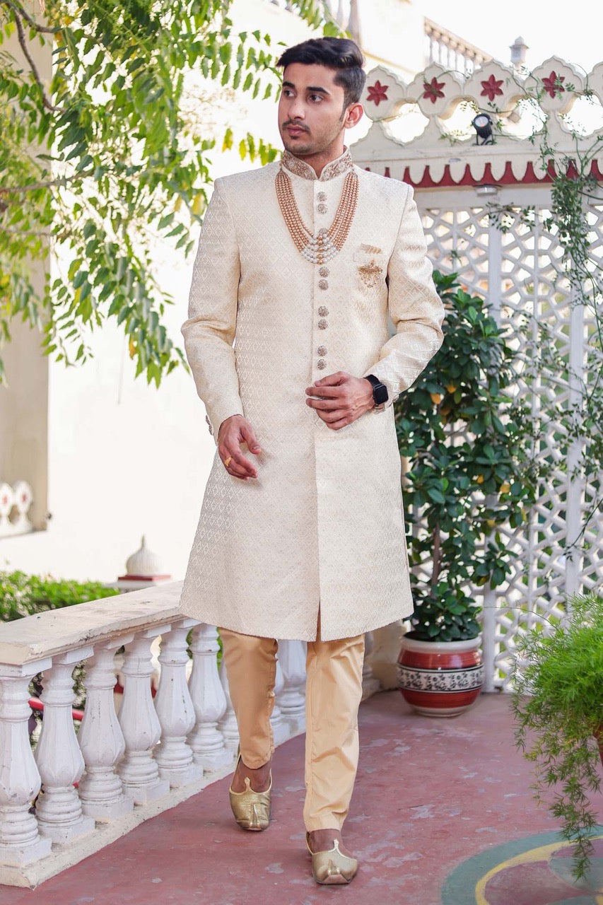 Suit hot sale and sherwani