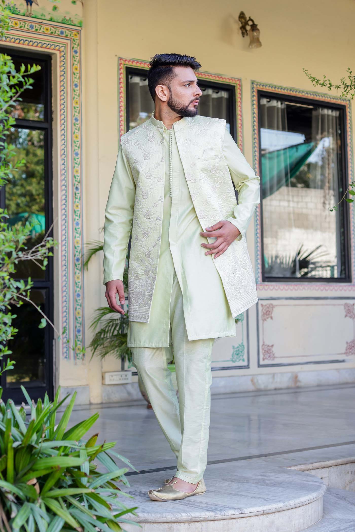 Mint green mens on sale jacket